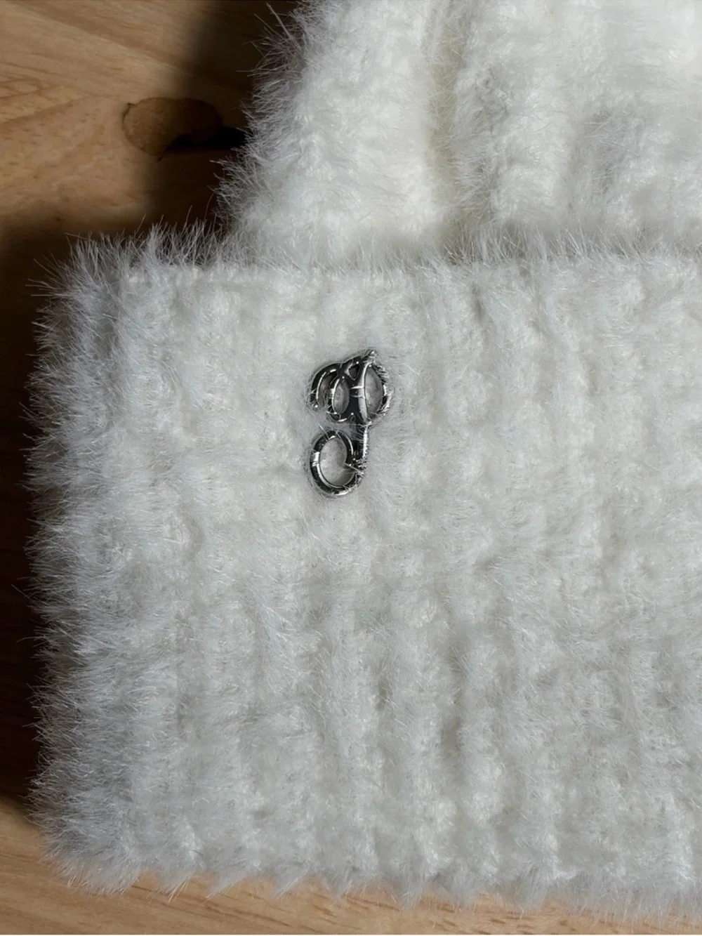 PINK Victoria’s Secret - Fuzzy “P” Beanie & Fingerless Gloves Winter SET